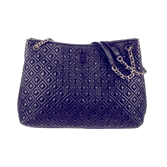 Timeless & beautiful black quilted Tory Burch bag - Picture 3 of 4